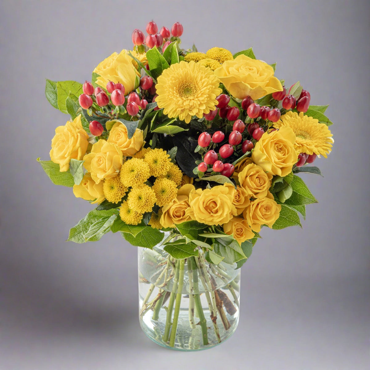 Lemon flower bouquet