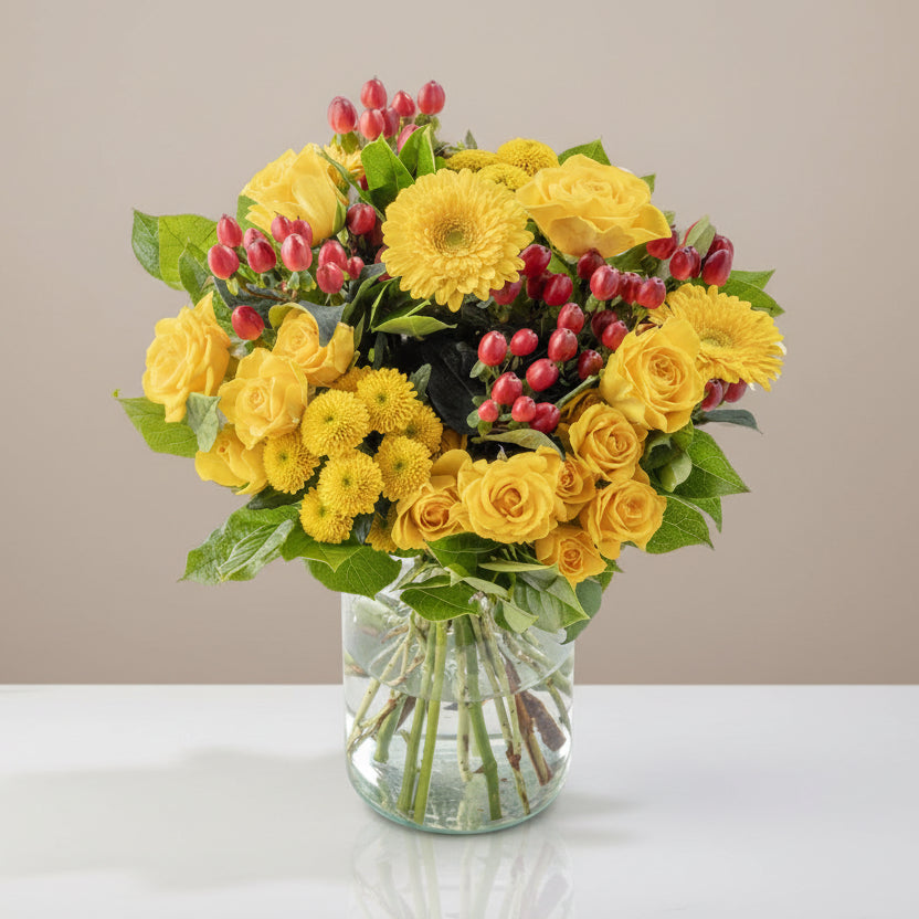 Lemon flower bouquet