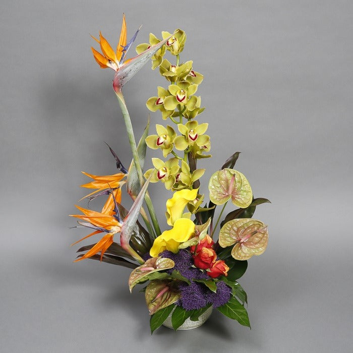 Exotic orchid arrangement