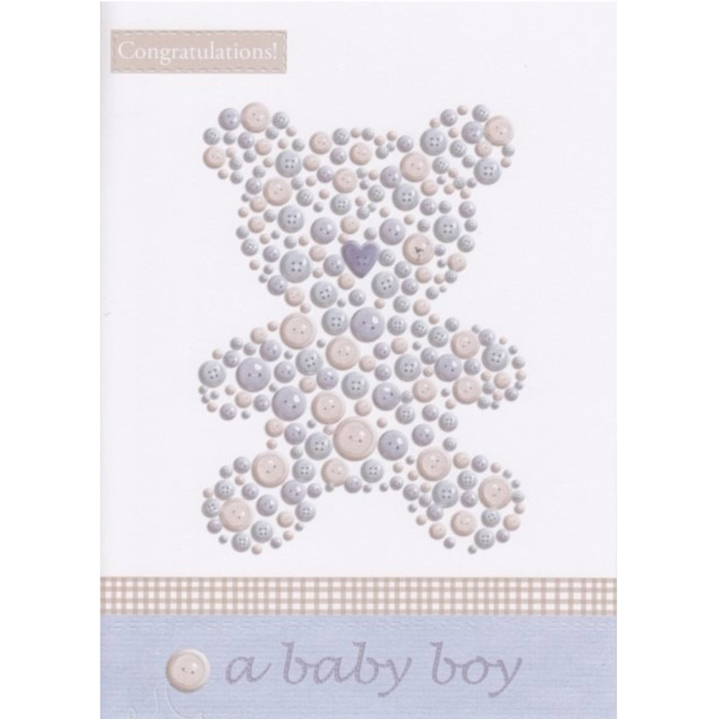 Baby boy gift card