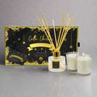 Gold candle and diffuser christmas gift set