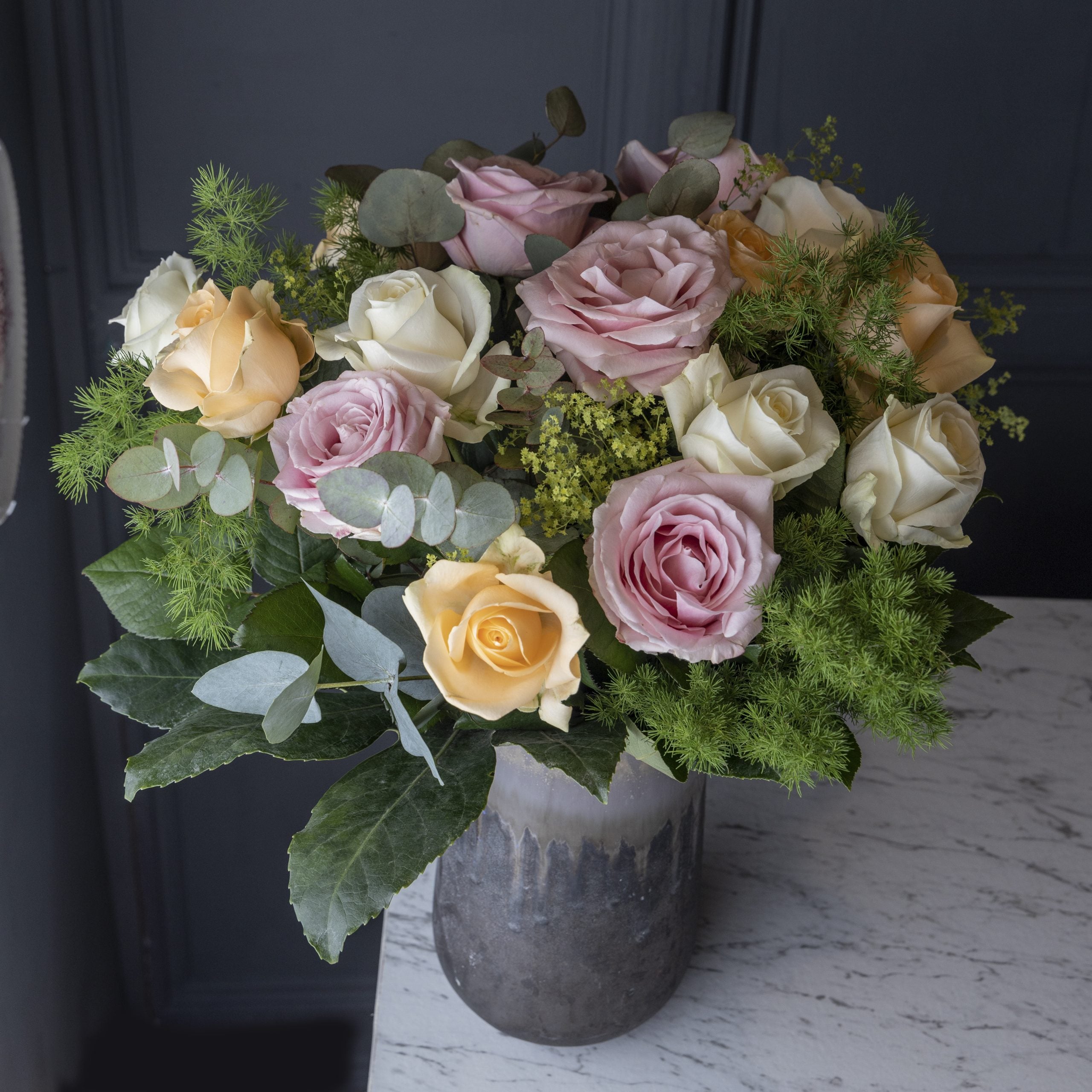 Lifestyle picture of Pastels flower bouquet