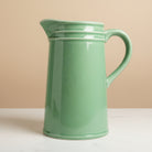 Green ceramic jug from mothers day tulip jug