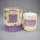 Lavender natural wax candle
