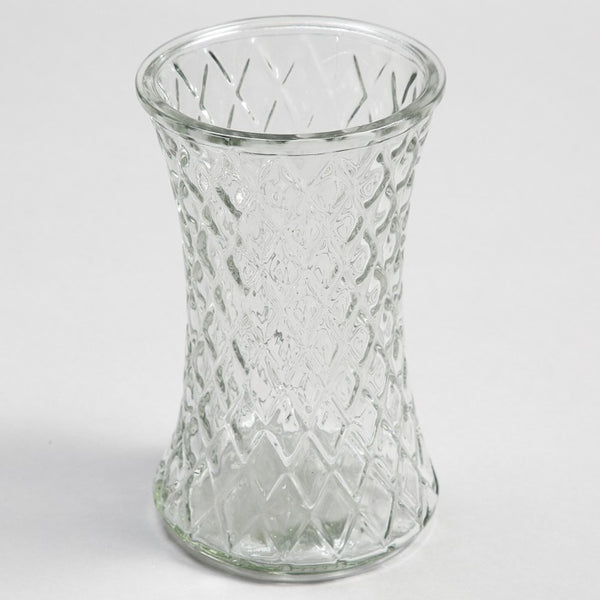 Ornate cut glass vase
