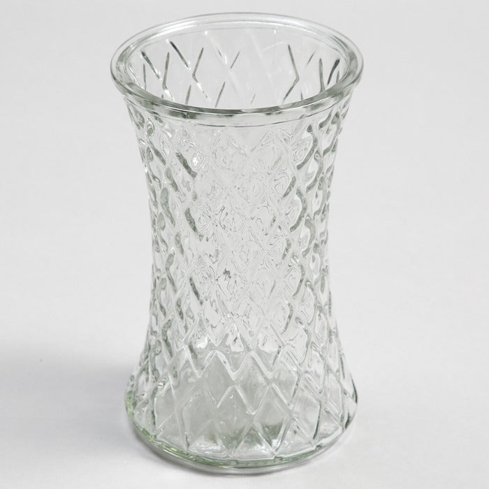 Ornate cut glass vase